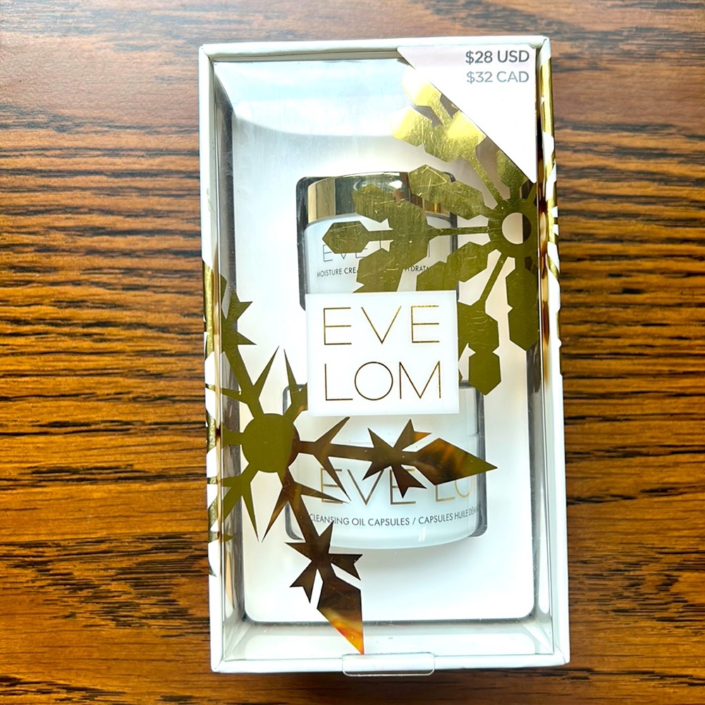 New, EVE LOM Begin & End Ornament Travel set.